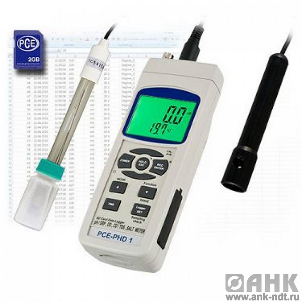 pH-метр / кондуктометр / кислородомер / термометр PCE-PHD 1