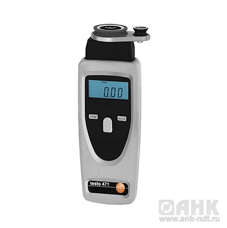 Прибор Testo 471 для измерения скорости вращения и длины линиий, нитей, конвейеров