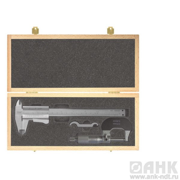 Набор из штангенциркуля и микрометра