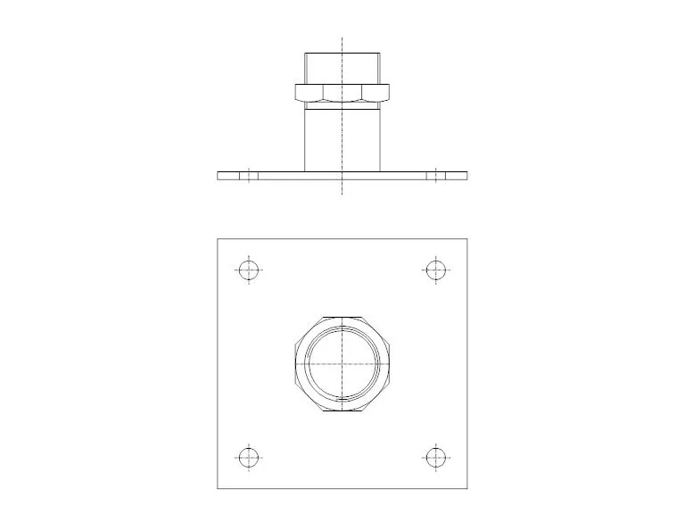 Крепление для пола Grundfos