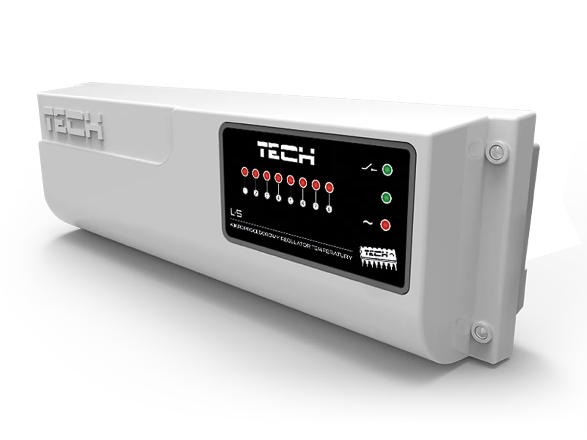 Контроллер проводной термоэлектрических приводов TECH L-5, 8 секций