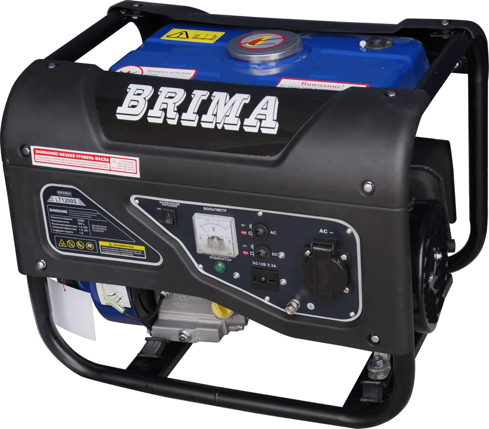 Бензиновый электрогенератор BRIMA LT 1200S