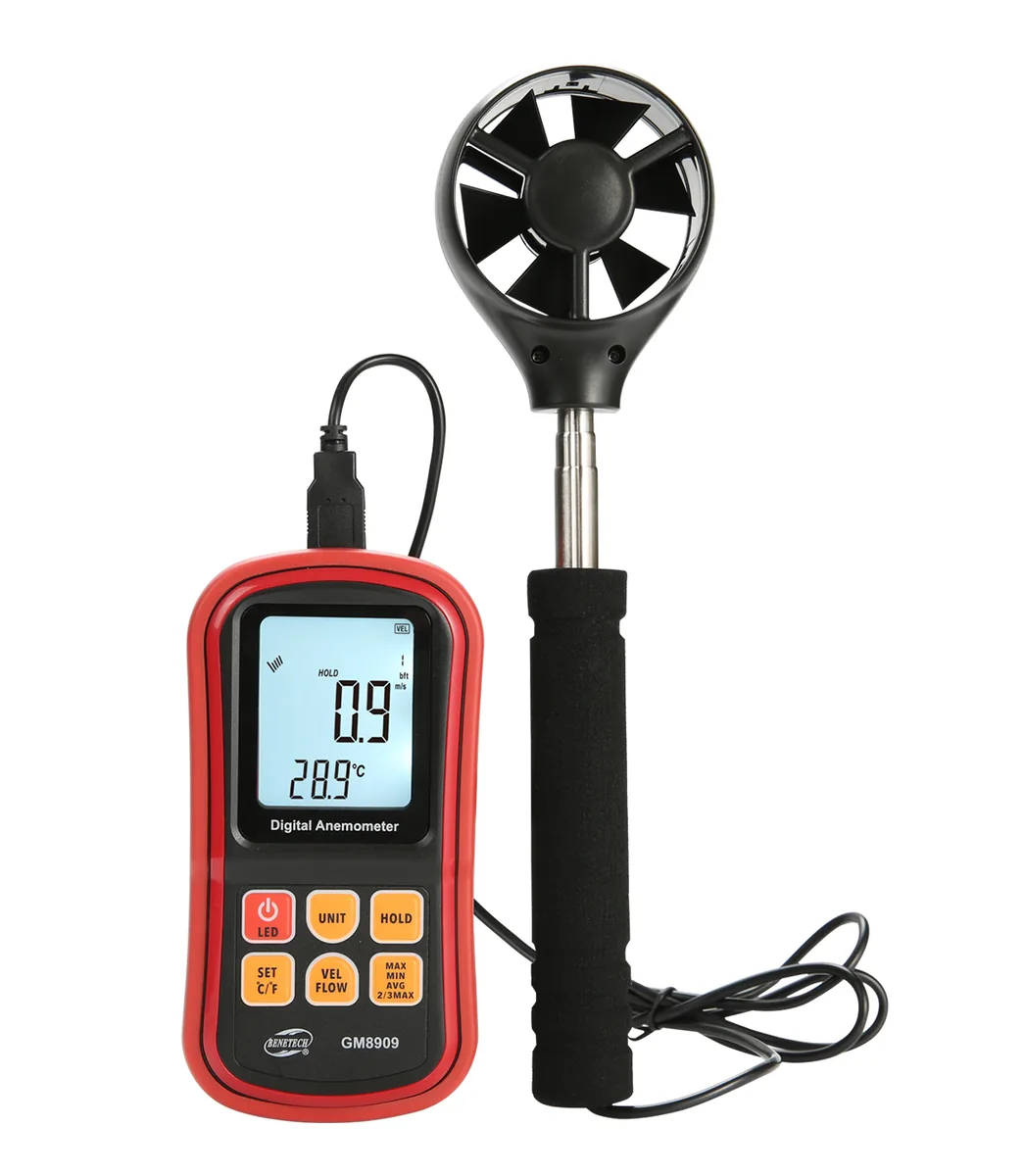 Цифровой анемометр BENETECH GM8909